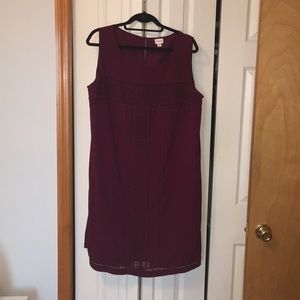 Merona Magenta Shift Dress